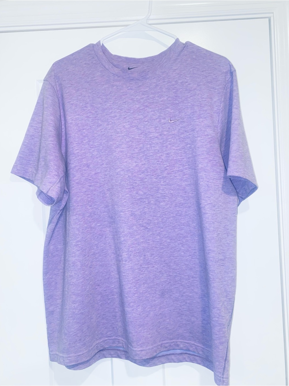 Nike Men's Size L Purple Heather Dri-Fit Crew T-Shirt (Item 0012)